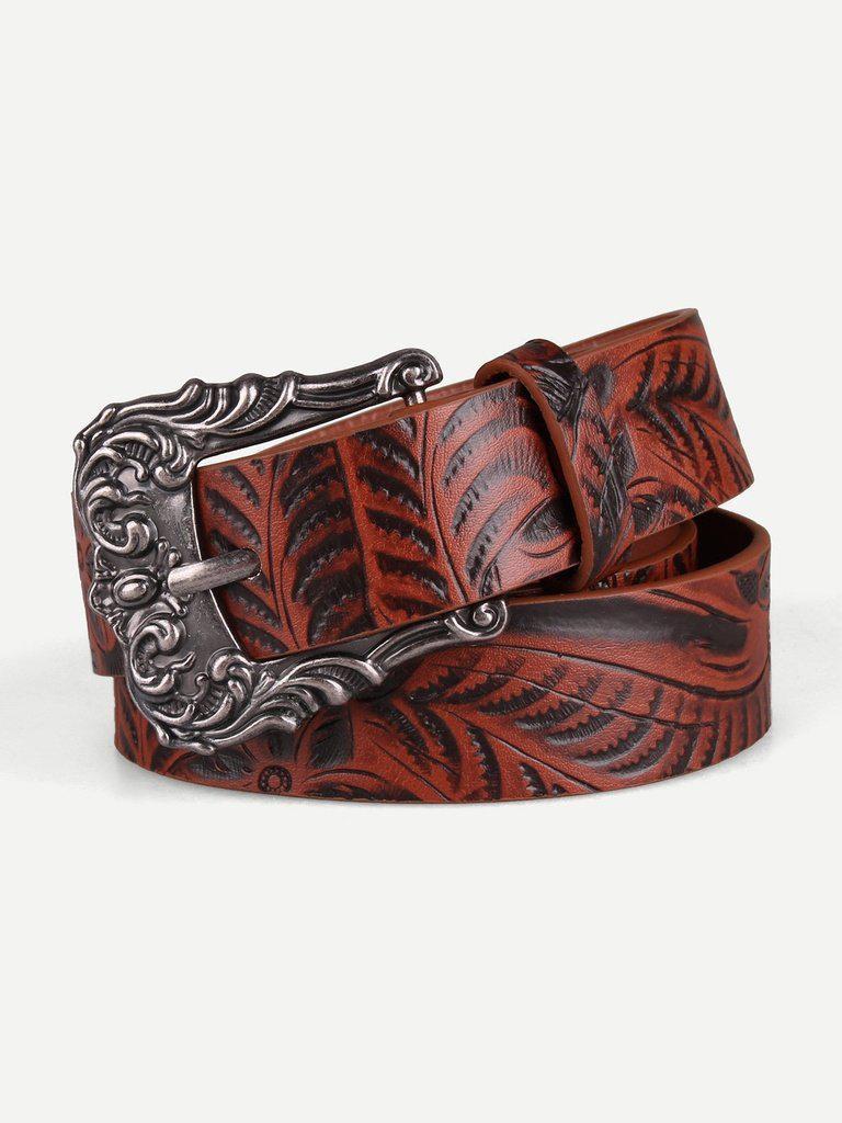 Eyelet Detail Western Belt-accessories-Des Mess