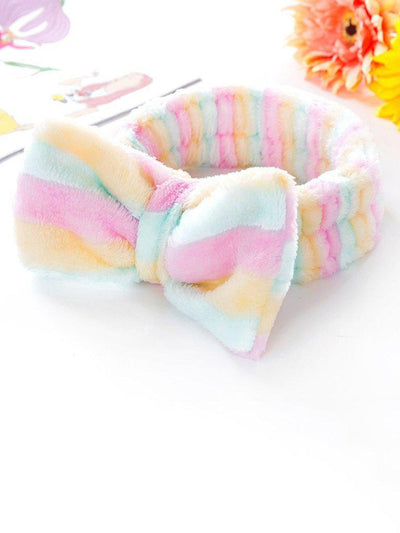Striped Bow Tie Headband-makeup-Des Mess