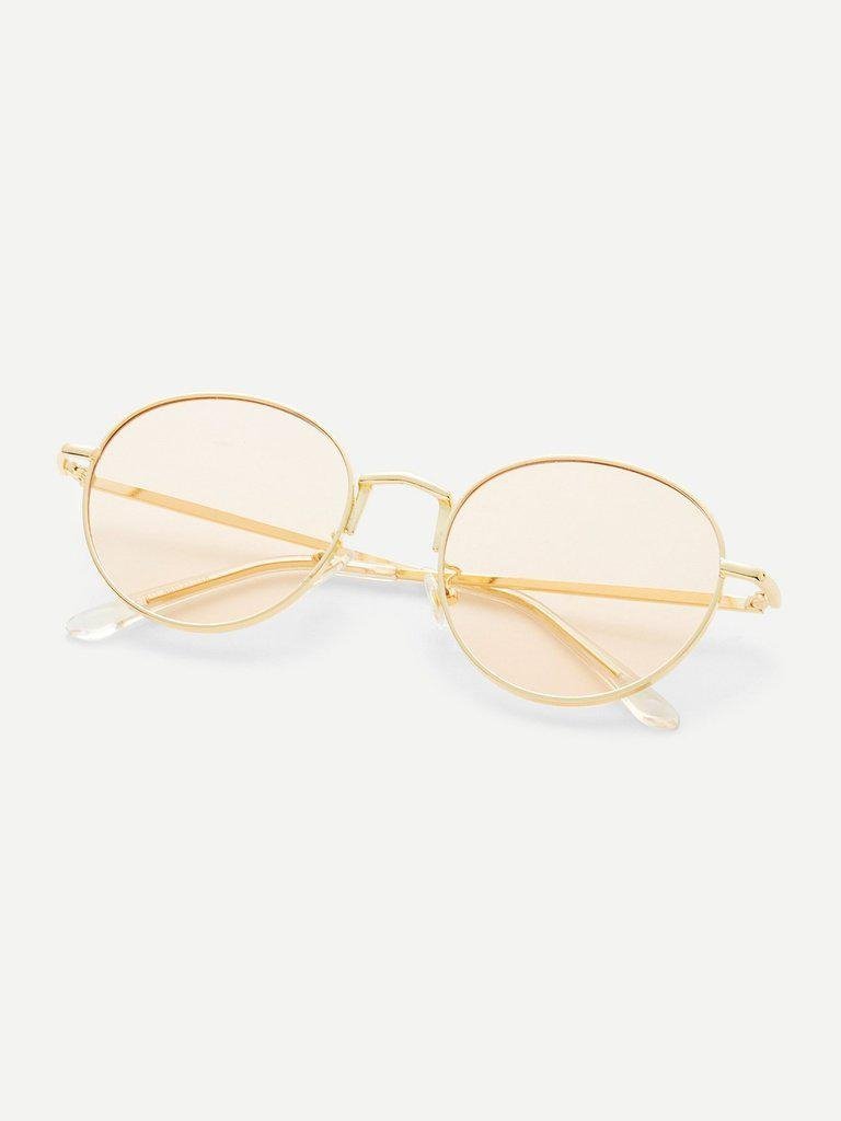 Tinted Flat Lens Sunglasses-accessories-Des Mess
