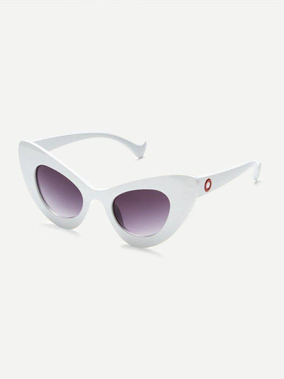 Colorblock Cat Eye Sunglasses-accessories-Des Mess