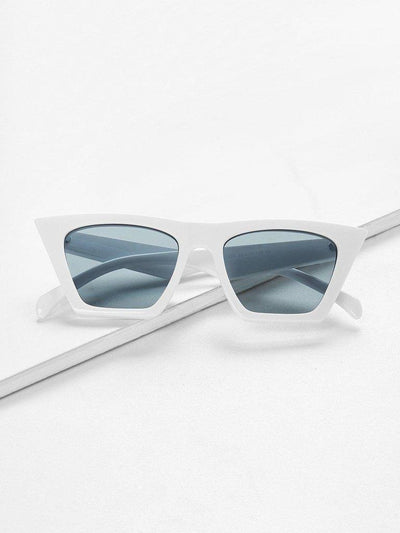 Cat Eye Flat Lens Sunglasses-accessories-Des Mess