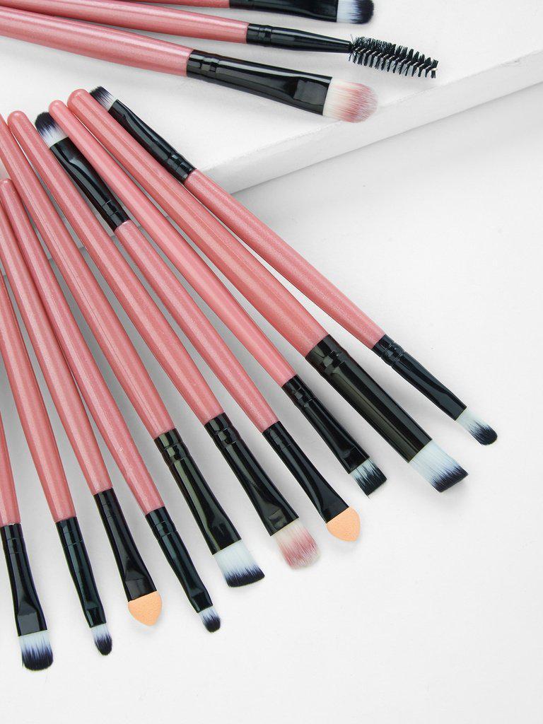 Two Tone Handle Makeup Brush Set 22Pcs-makeup-Des Mess