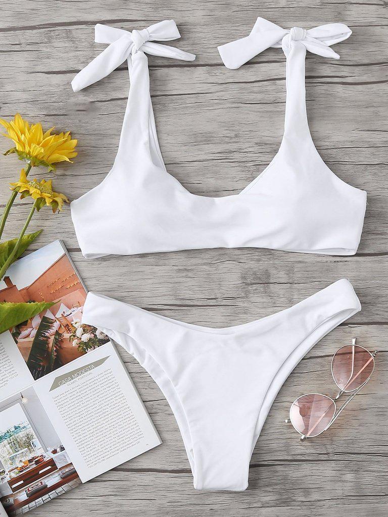 Knot Straps Bikini Set--Des Mess