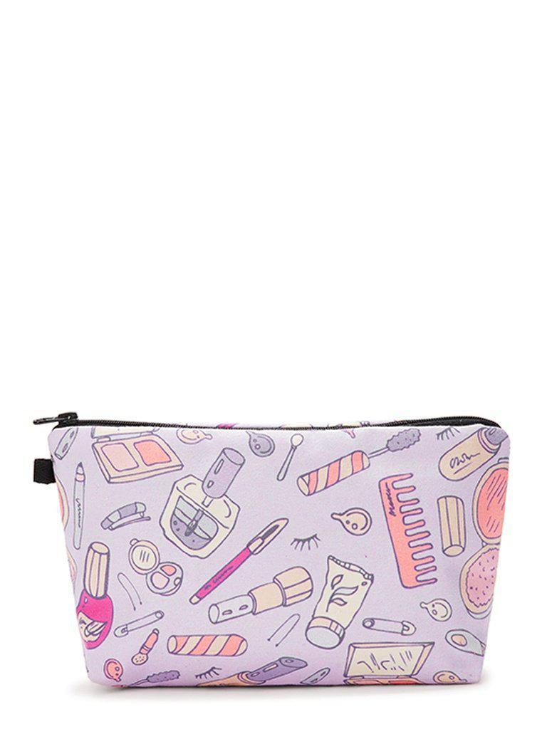 Cosmetic Tool Print Makeup Bag-makeup-Des Mess
