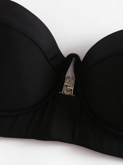 Underwire Bustier Bikini Set-swimwear-Des Mess