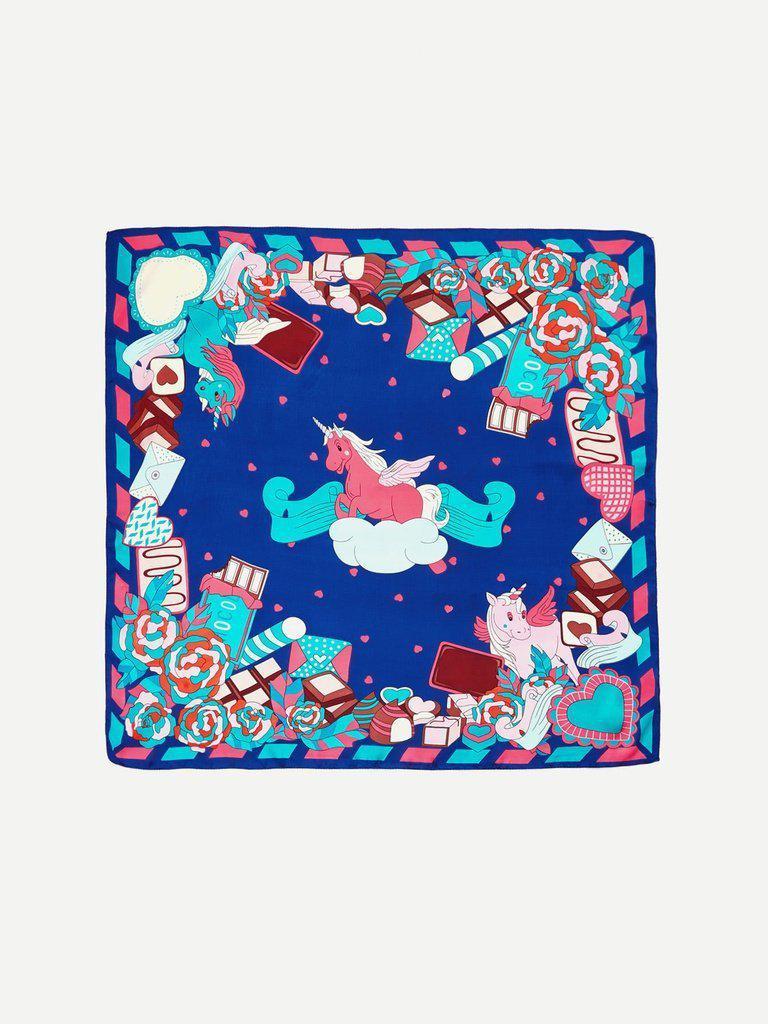 Animal & Flower Print Bandana-accessories-Des Mess