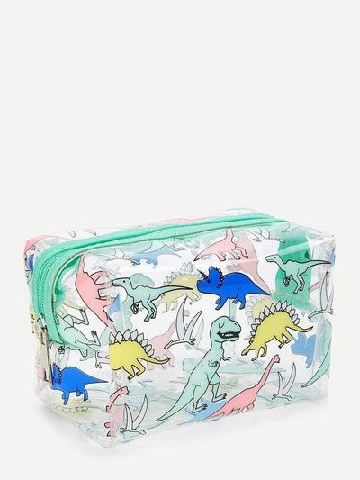 Dinosaur Print Makeup Bag-makeup-Des Mess
