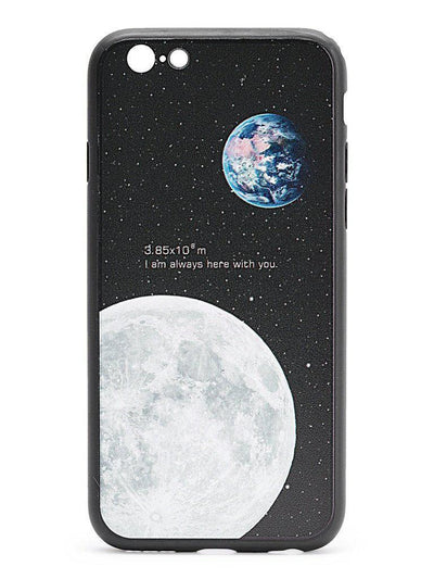 Black Moon Pattern iPhone Case-others-Des Mess
