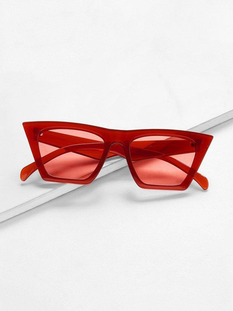 Plain Frame Cat Eye Sunglasses-accessories-Des Mess