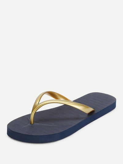 Letter Toe Post Sandals-shoes-Des Mess