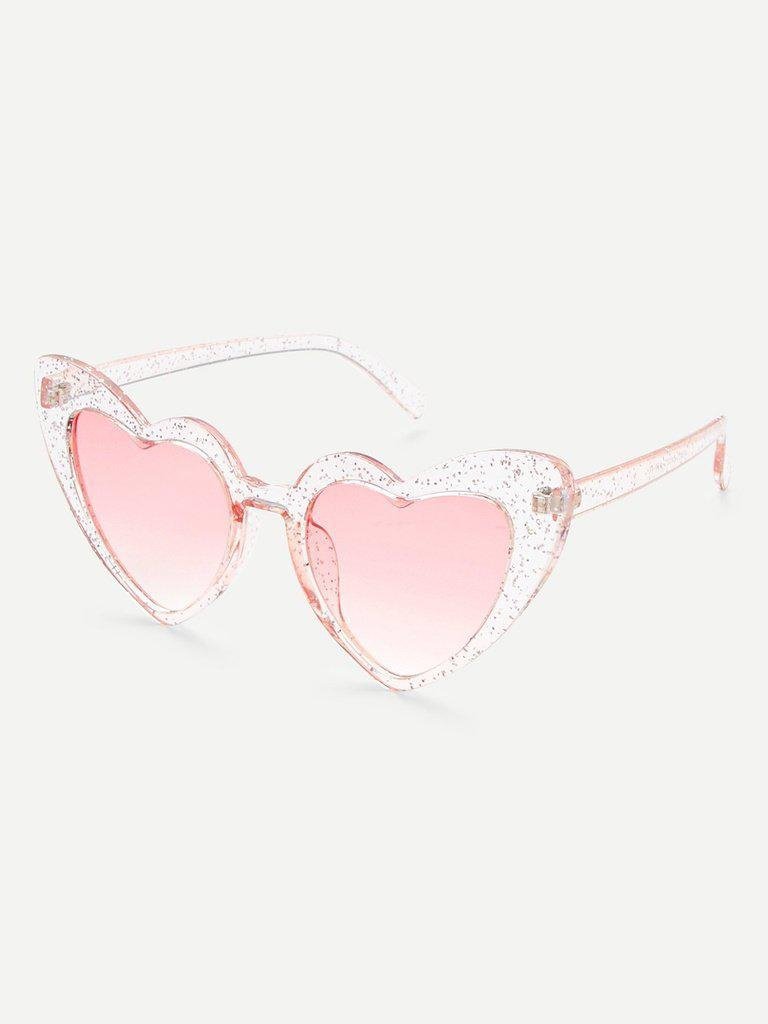 Heart Shaped Frame Sunglasses-accessories-Des Mess