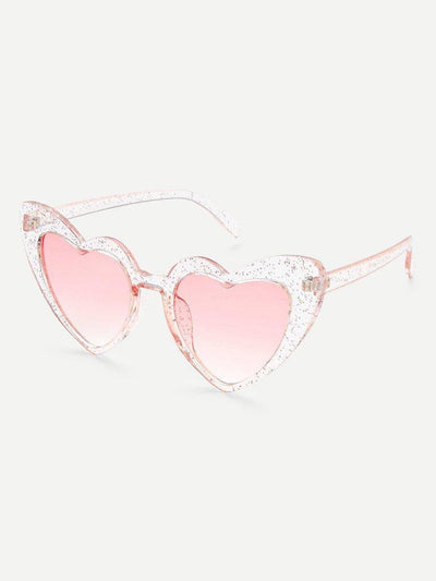 Heart Shaped Frame Sunglasses-accessories-Des Mess
