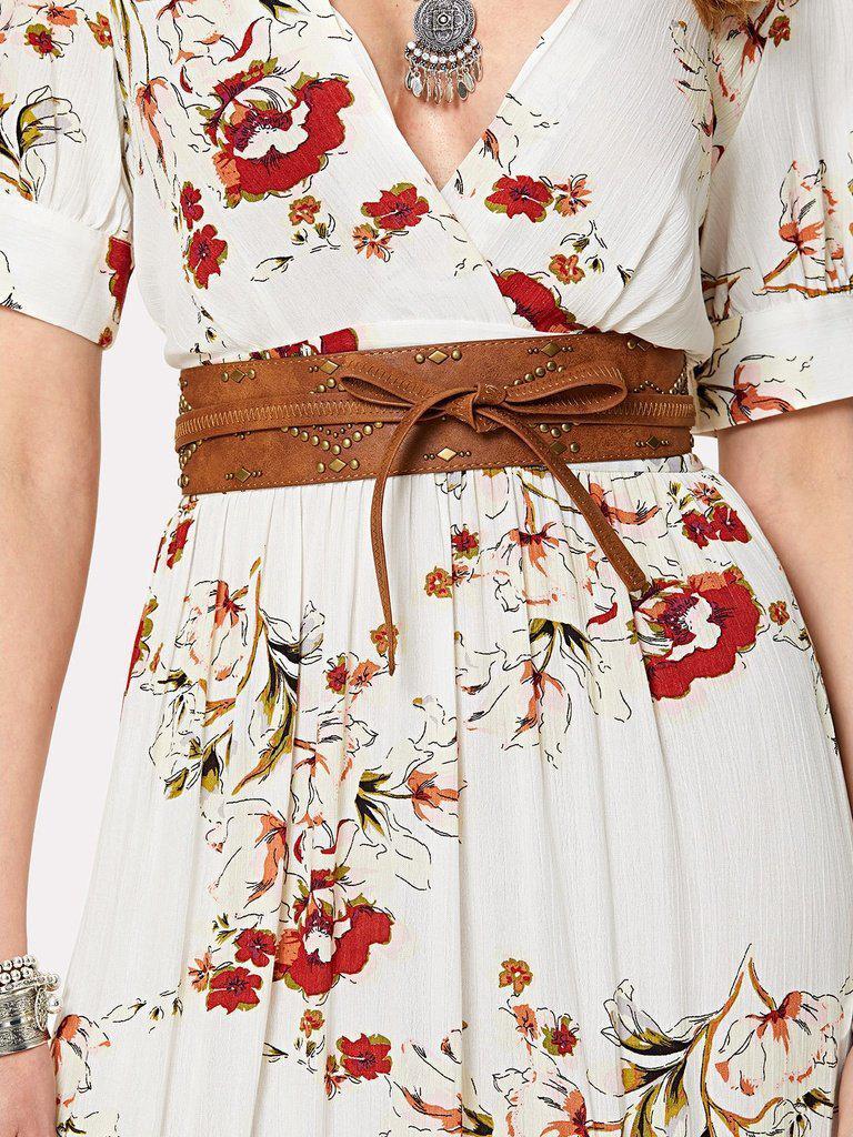 Self Tie Studded Belt-accessories-Des Mess