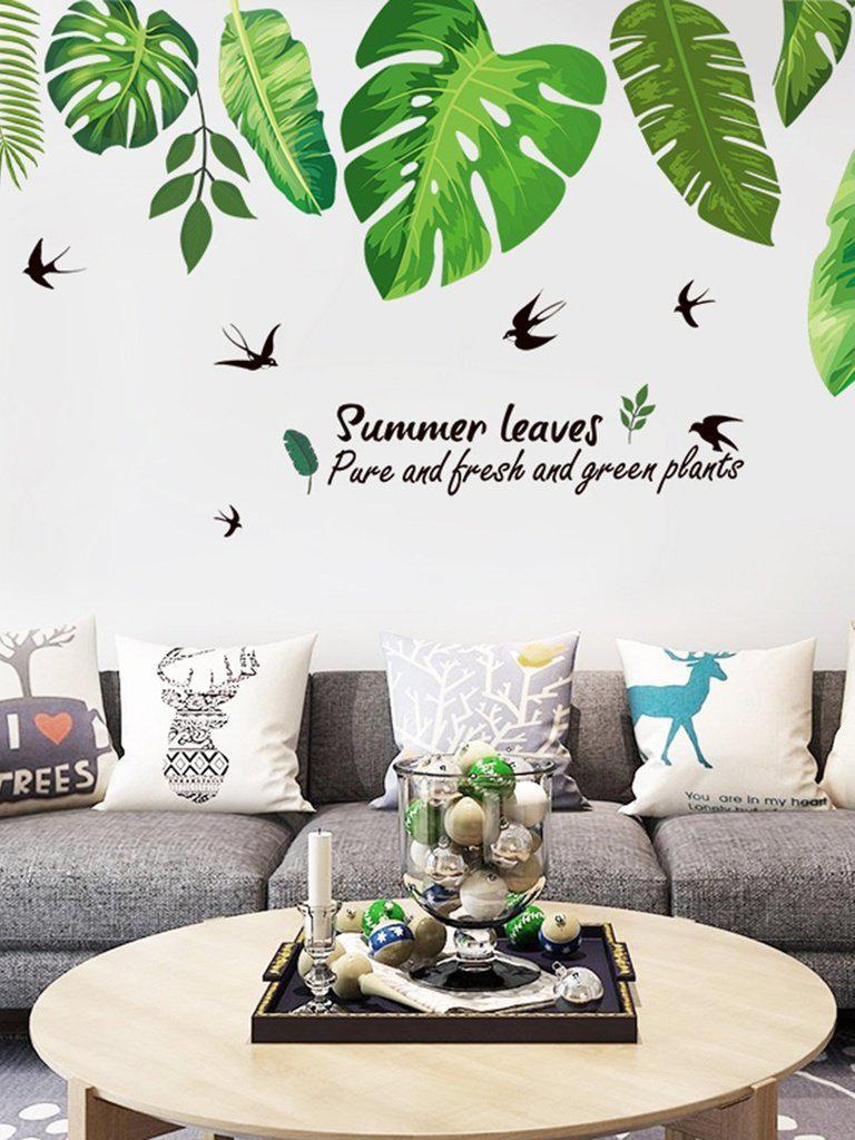 Tropical Leaves Wall Decal-others-Des Mess