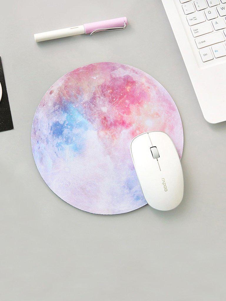 Round Galaxy Mouse Mat-others-Des Mess