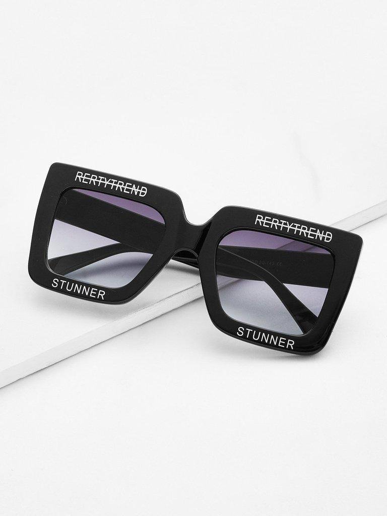Oversized Square Sunglasses-accessories-Des Mess
