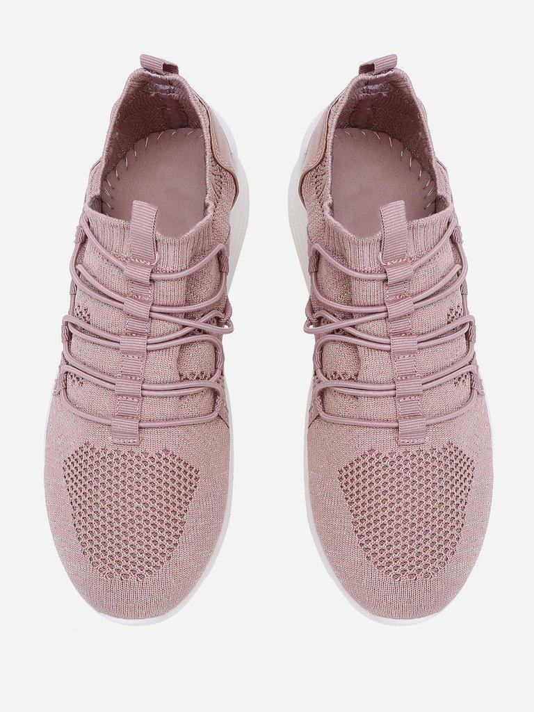 Knit Design Slip On Sneakers-shoes-Des Mess
