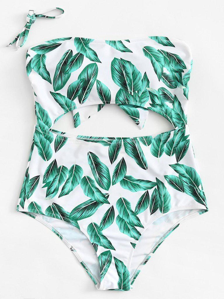 Detachable Straps Cut Out Swimsuit-swimwear-Des Mess