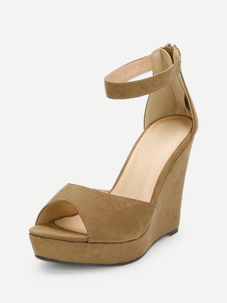 Two Part Wedge Sandals-shoes-Des Mess