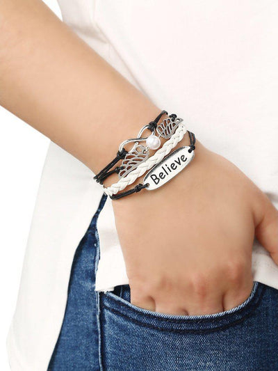 Braid Brand Wing Bracelet--Des Mess