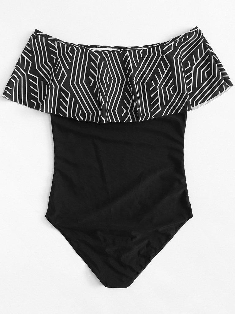 Off The Shoulder Swimsuit-swimwear-Des Mess