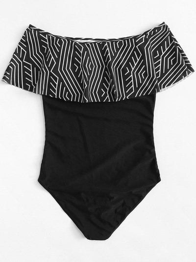 Off The Shoulder Swimsuit-swimwear-Des Mess