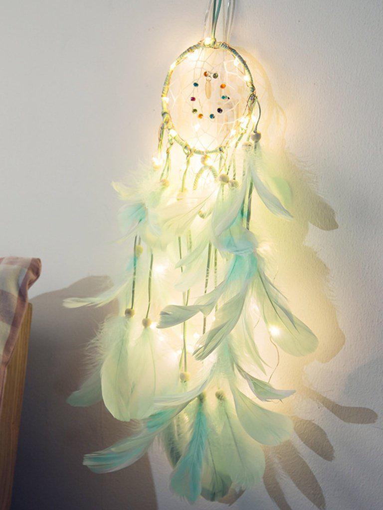 Feather Fringe Dreamcatcher Light-others-Des Mess