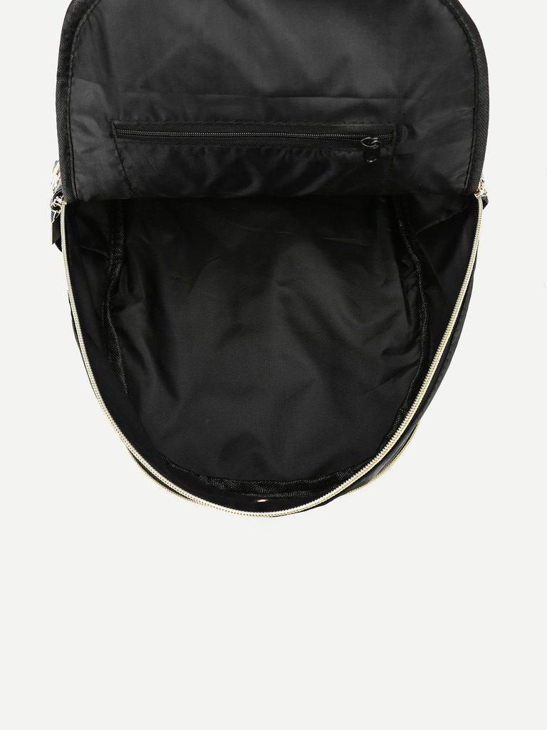 Zip Front Side Pocket Backpack-accessories-Des Mess