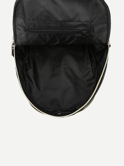 Zip Front Side Pocket Backpack-accessories-Des Mess