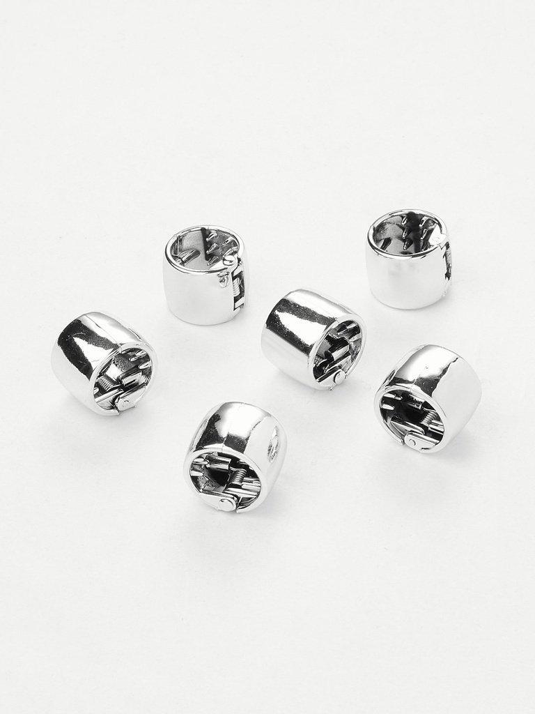 Metal Hair Clip Set 6Pcs-hair-Des Mess