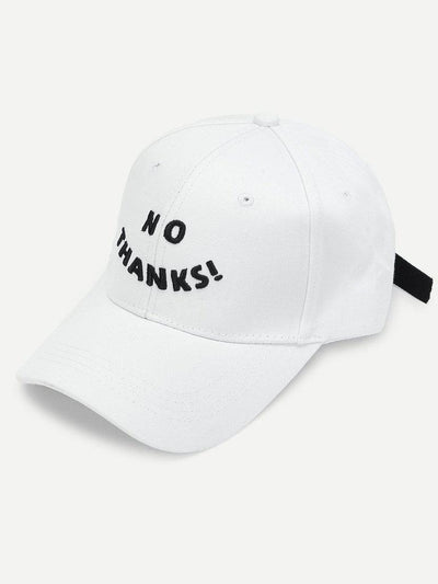 Embroidered Letter Baseball Cap-accessories-Des Mess