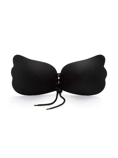 Seamless Lace Up Self Adhesive Bra-lingerie-Des Mess