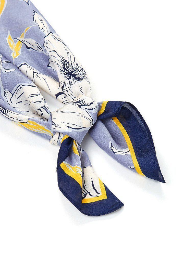 Flower Print Bandana Scarf-accessories-Des Mess