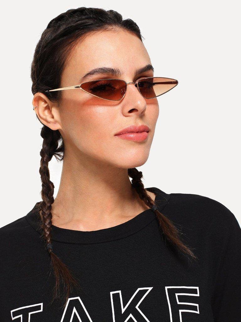 Tinted Lens Metal Frame Sunglasses-accessories-Des Mess