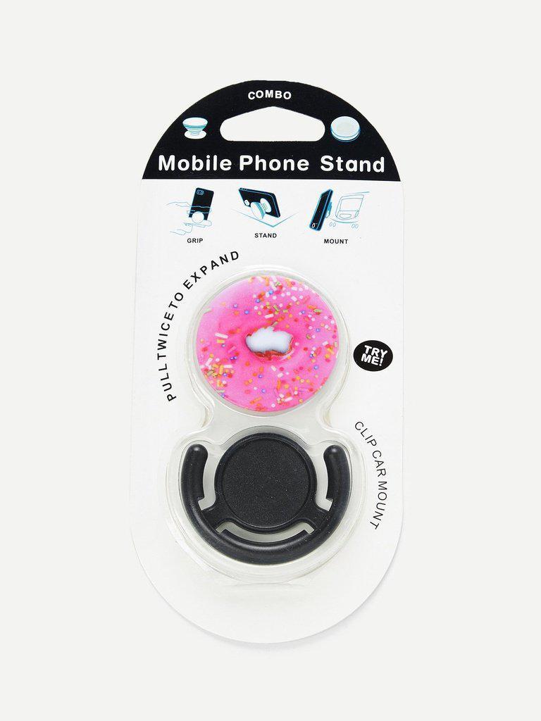 Cartoon Doughnut Gasbag Phone Holder-others-Des Mess