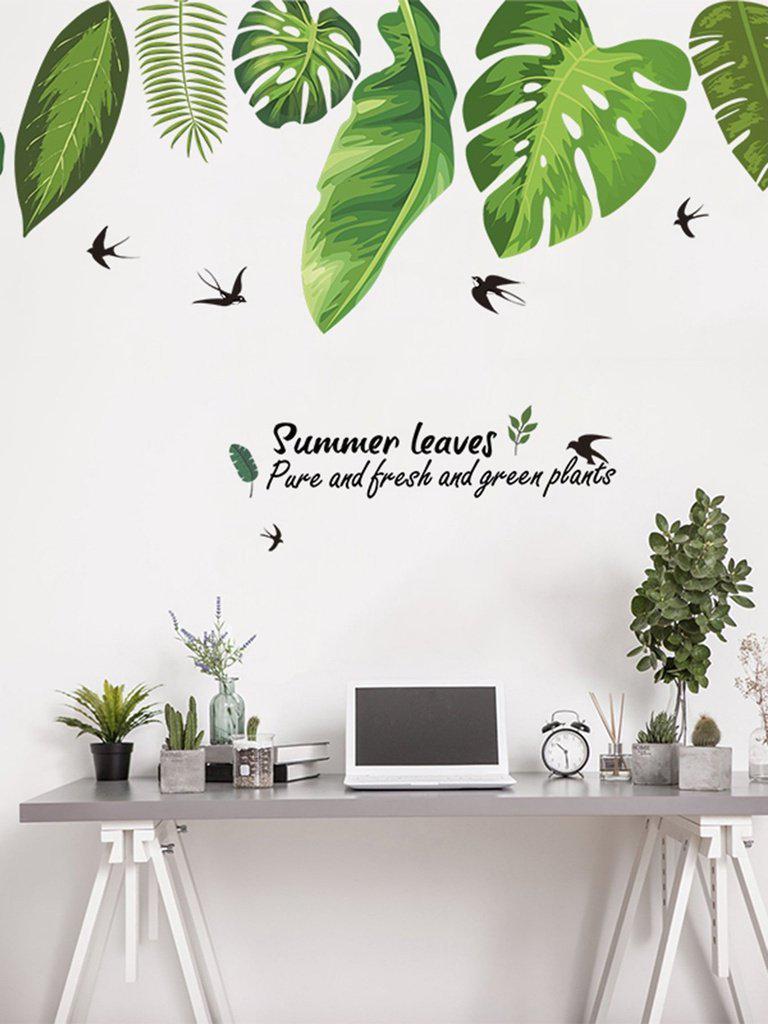 Tropical Leaves Wall Decal-others-Des Mess