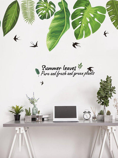 Tropical Leaves Wall Decal-others-Des Mess