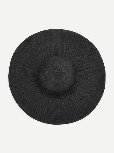 Wide Brim Straw Hat--Des Mess