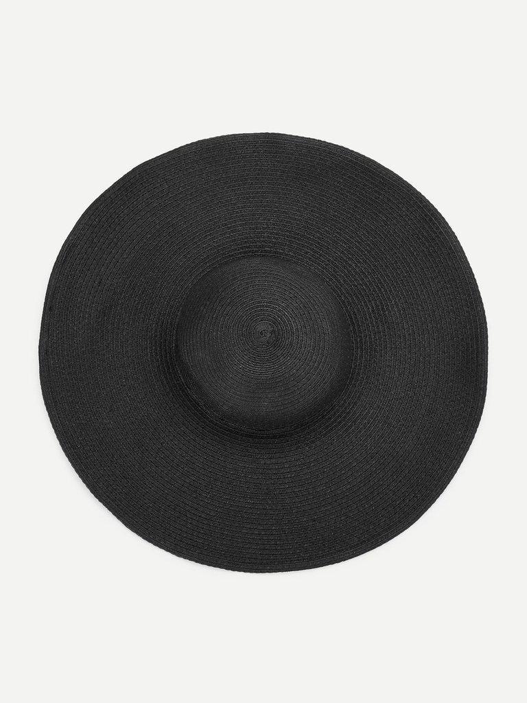Wide Brim Straw Hat--Des Mess