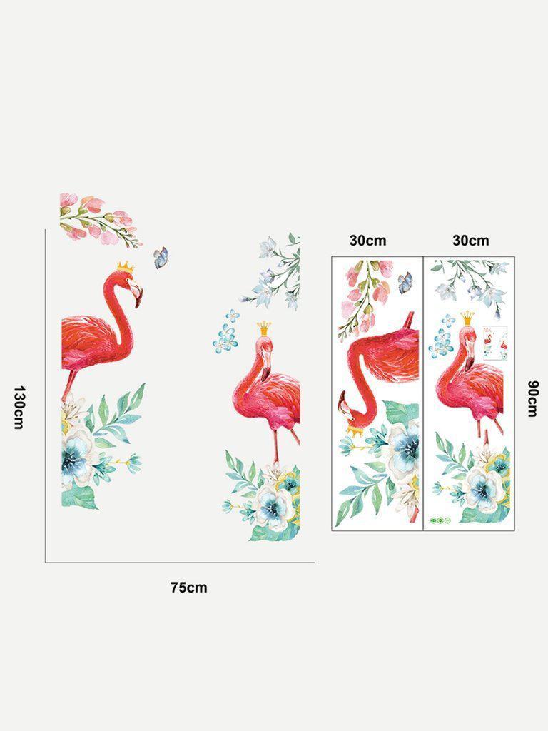 Couple Flamingo Wall Mural-others-Des Mess