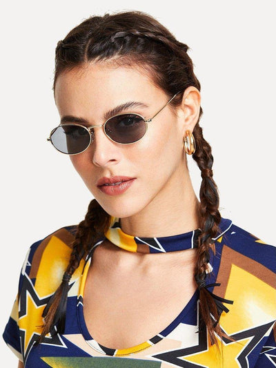 Retro Oval Sunglasses-accessories-Des Mess