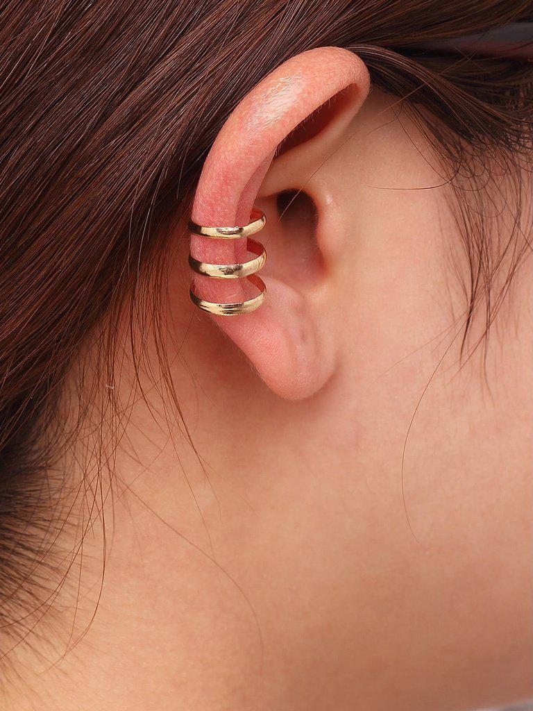 Gold Hollow Out Ear Cuff-jewelry-Des Mess