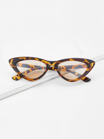 Cat Eye Mirror Lens Sunglasses-accessories-Des Mess