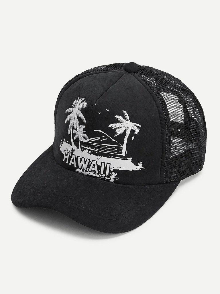 Palm Tree Baseball Cap--Des Mess