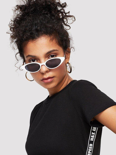 Cat Eye Metal Temple Sunglasses-accessories-Des Mess