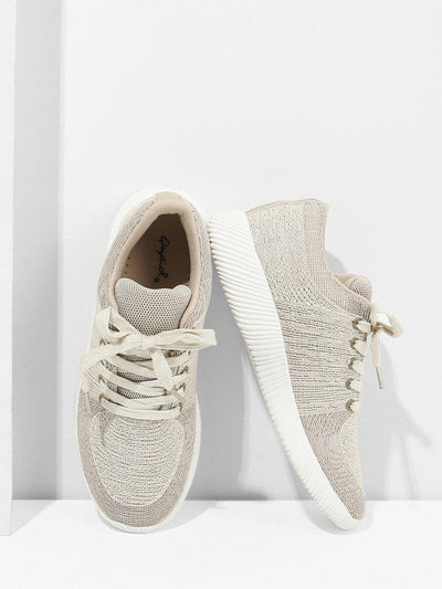 Knit Design Lace Up Sneakers-shoes-Des Mess