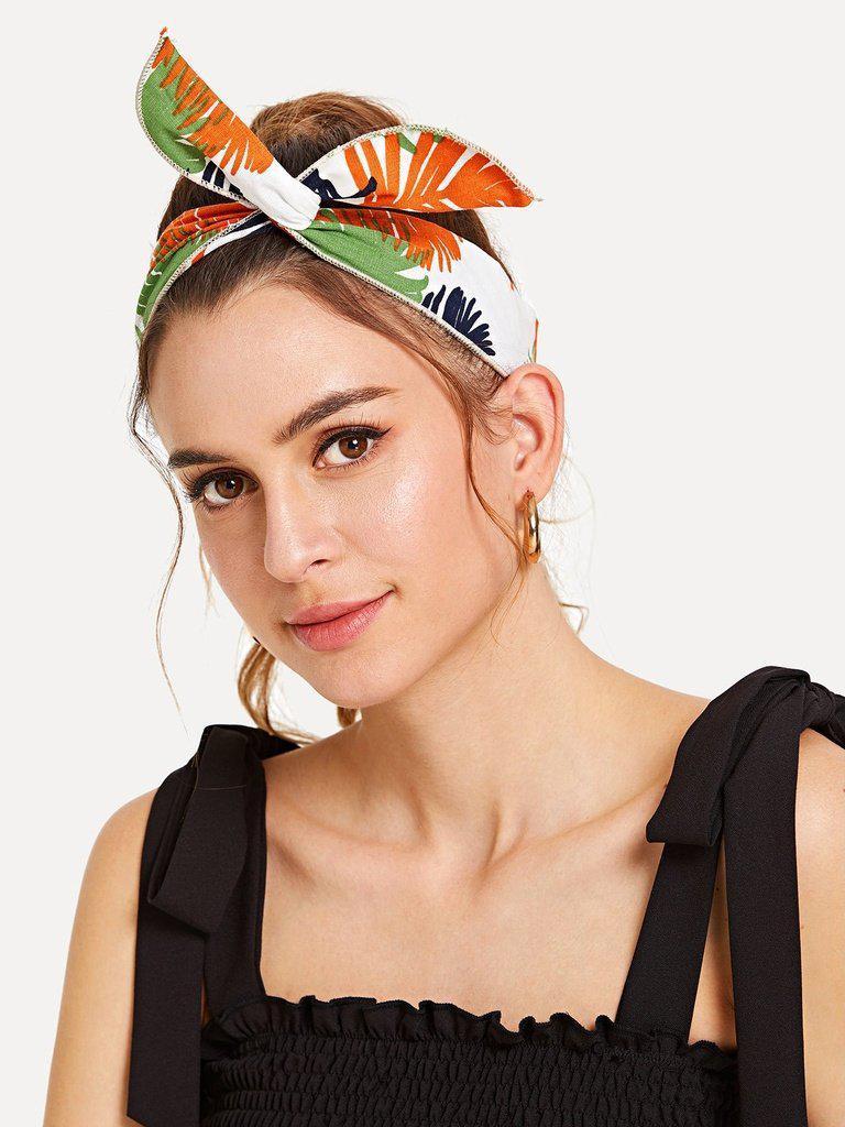 Leaf Print Headband