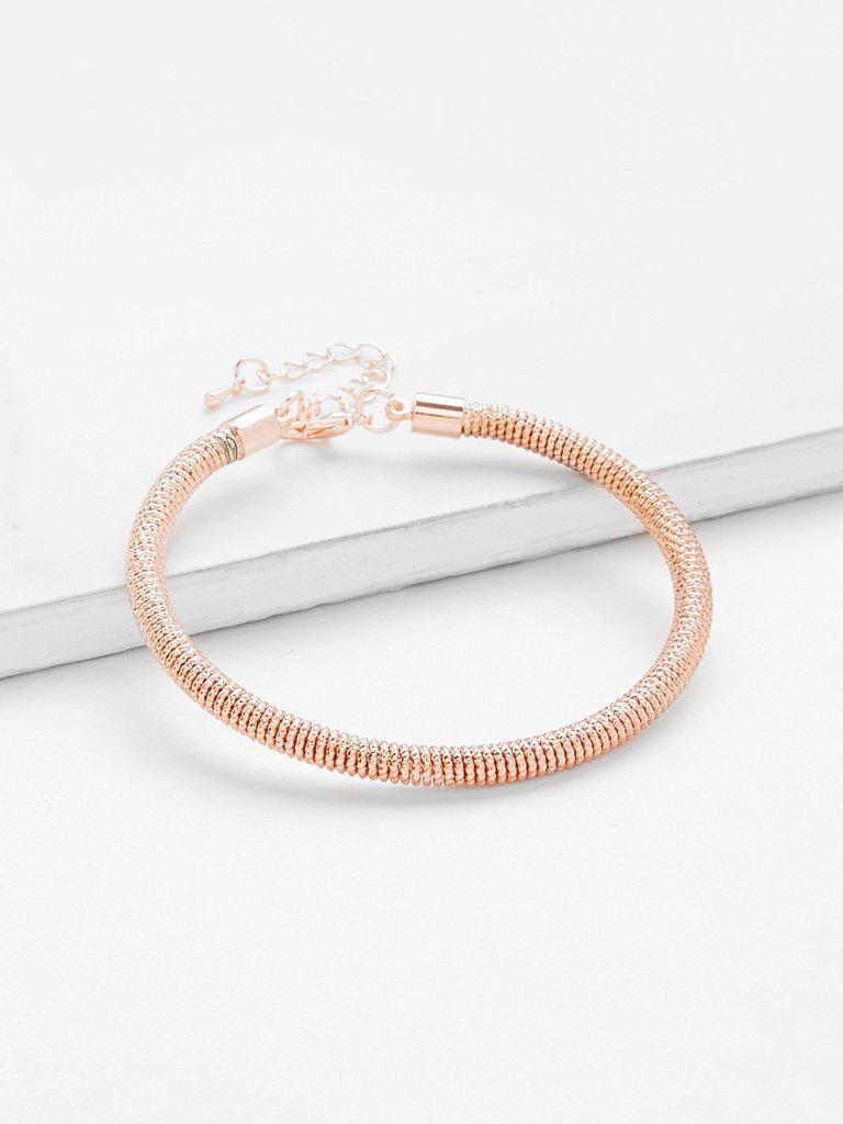 Metallic Spiral Bracelet--Des Mess