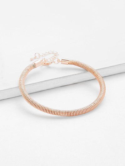 Metallic Spiral Bracelet--Des Mess