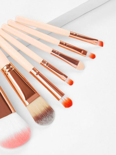 Wood Handle Professional Makeup Brush 7pcs-makeup-Des Mess
